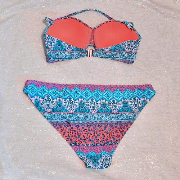 BOGO Moroccan Floral Paisley Boho Bikini - Picture 6 of 6